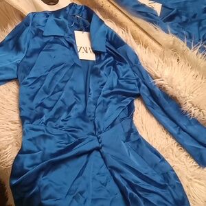 Zara royal blue dress